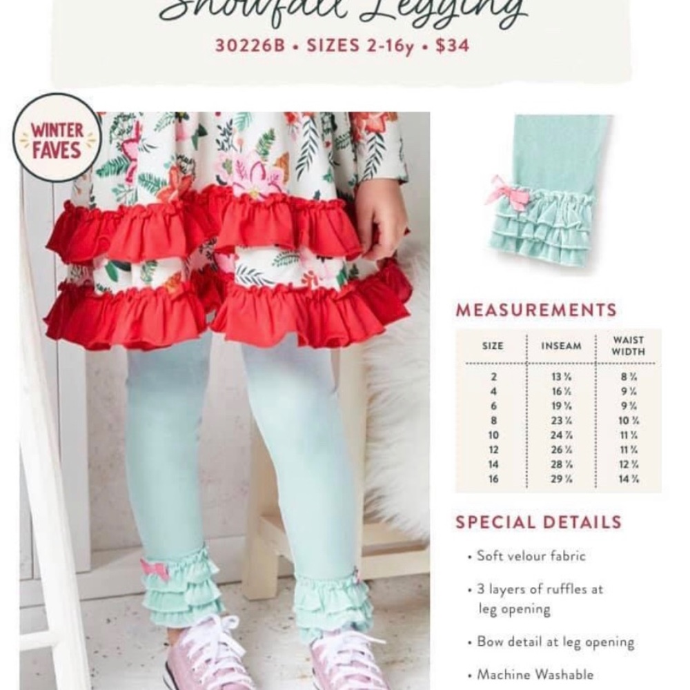 Snowfall leggings